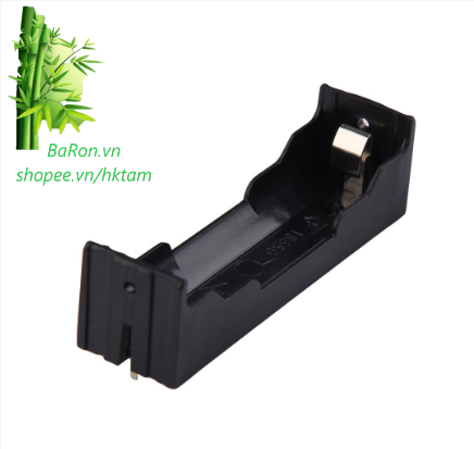 Đế pin 18650 chân hàn loại 1 ngăn