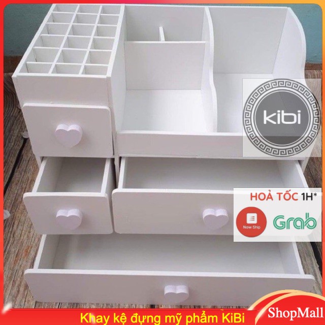 Kệ đựng mỹ phẩm max plus trắng 35cm tiện lợi
