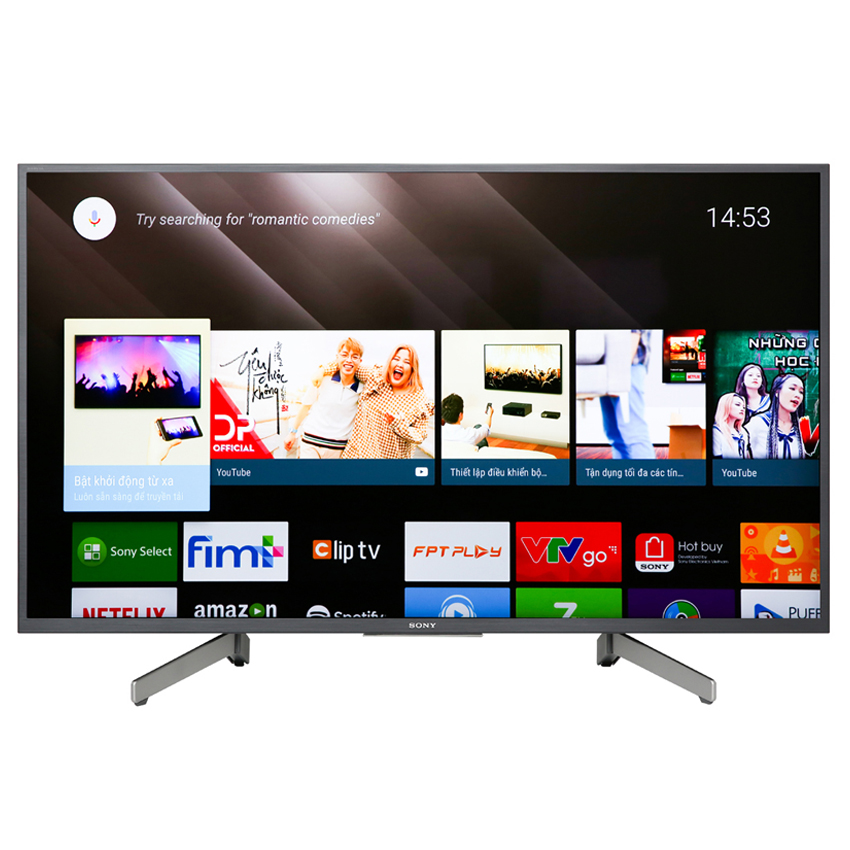 SMART TIVI 4K SONY 43 INCHES 43X8000G