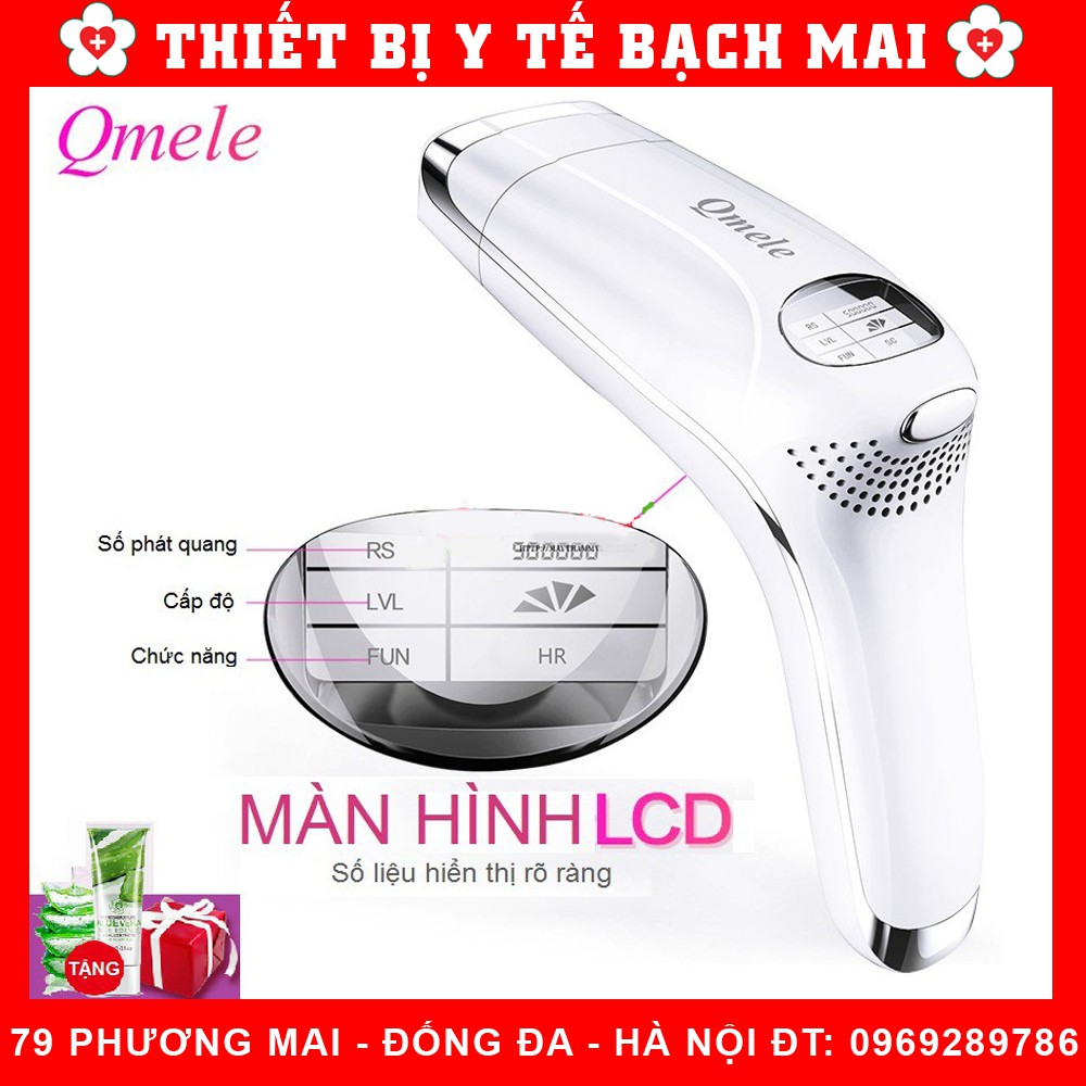 Máy triệt lông cầm tay qmele thế hệ mới 500000 xung