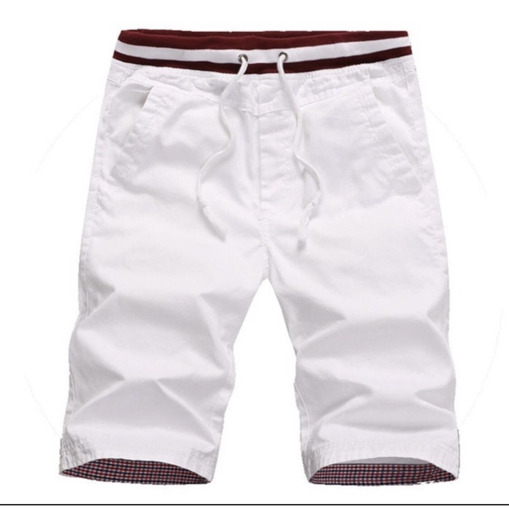 Quần short lưng thun vải kaki mịn đẹp, chuẩn size