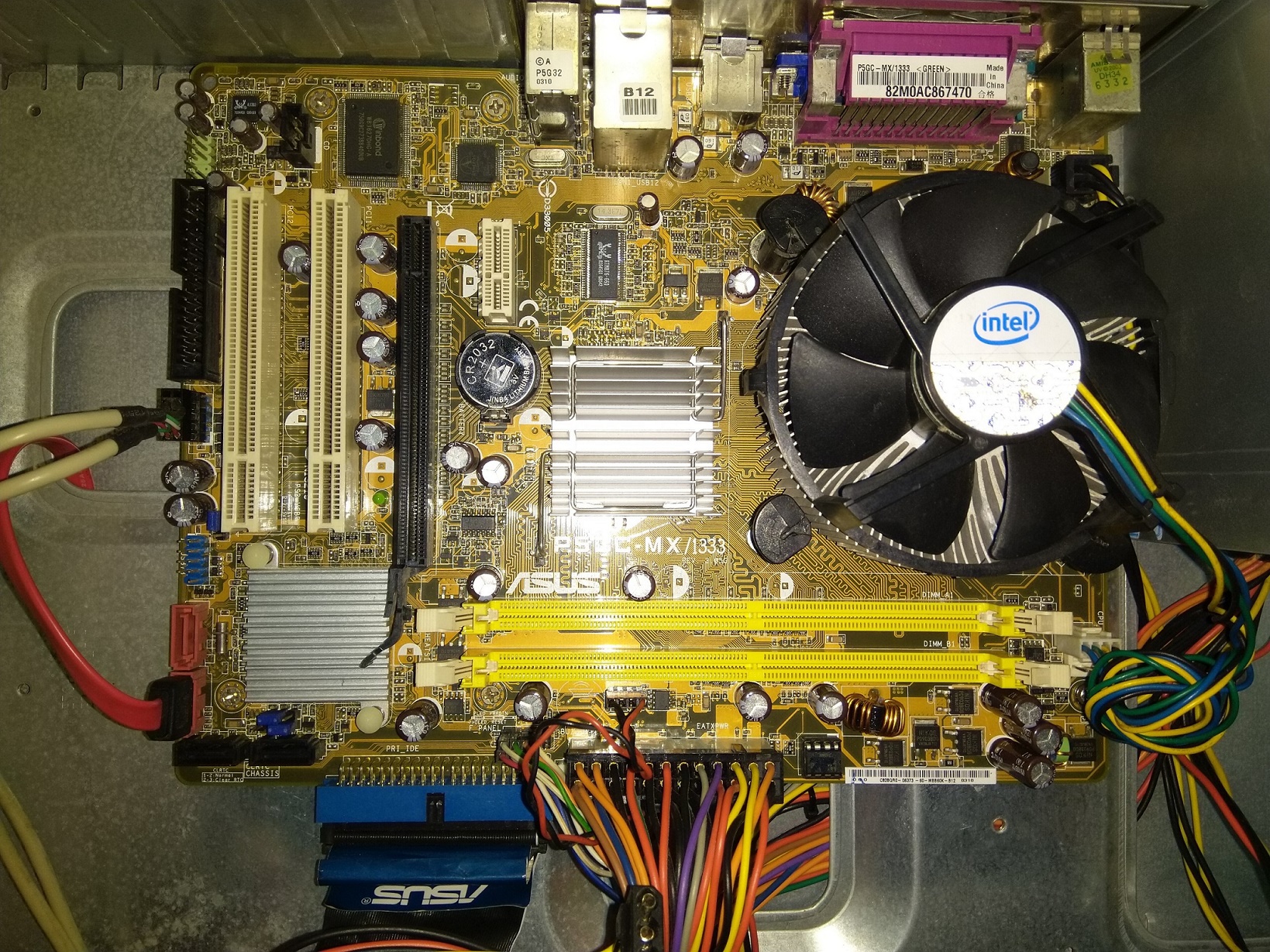 Main asus p5gc-mx/1333 hỗ trợ cpu socket 775