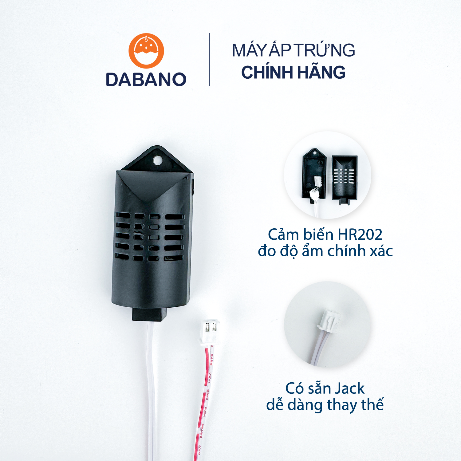 Cảm biến Hr202 - Đầu dò độ ẩm máy ấp trứng Ánh Dương P100