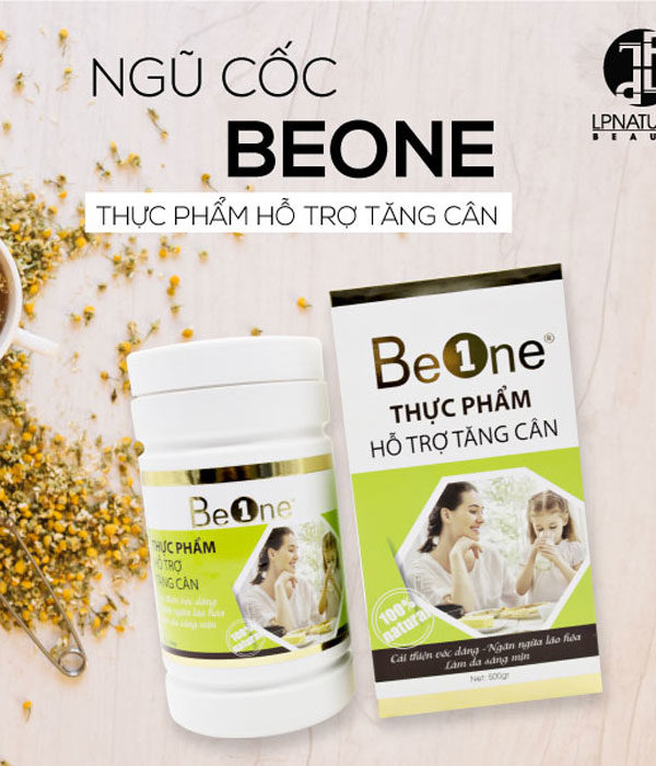 Bột ngũ cốc BeOne tăng cân lợi sữa cho mẹ và bé có túi đựng