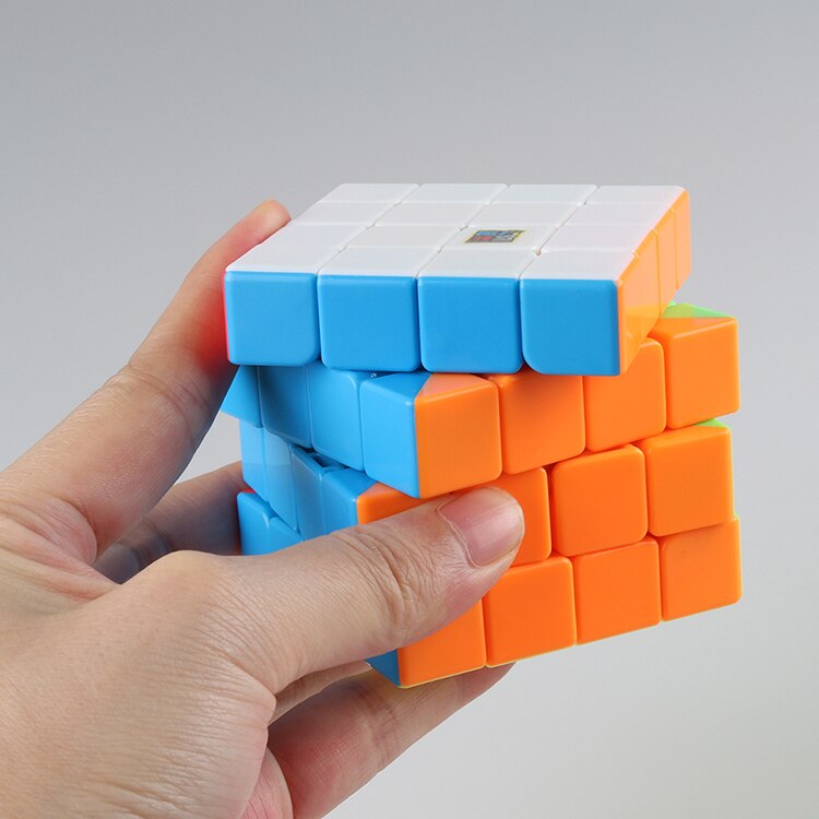 Rubik 4x4 Stickerless MoYu MeiLong- Rubik 4 Tầng Xoay Nhanh Mượt tặng kèm chân đế Rubik Moyu