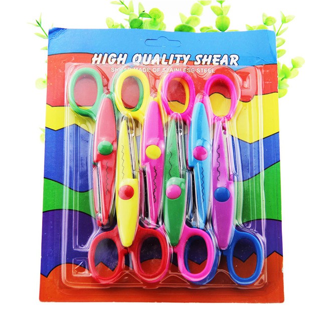 [HCM]Bộ 6 Cây kéo răng cưa Trang trí thủ công