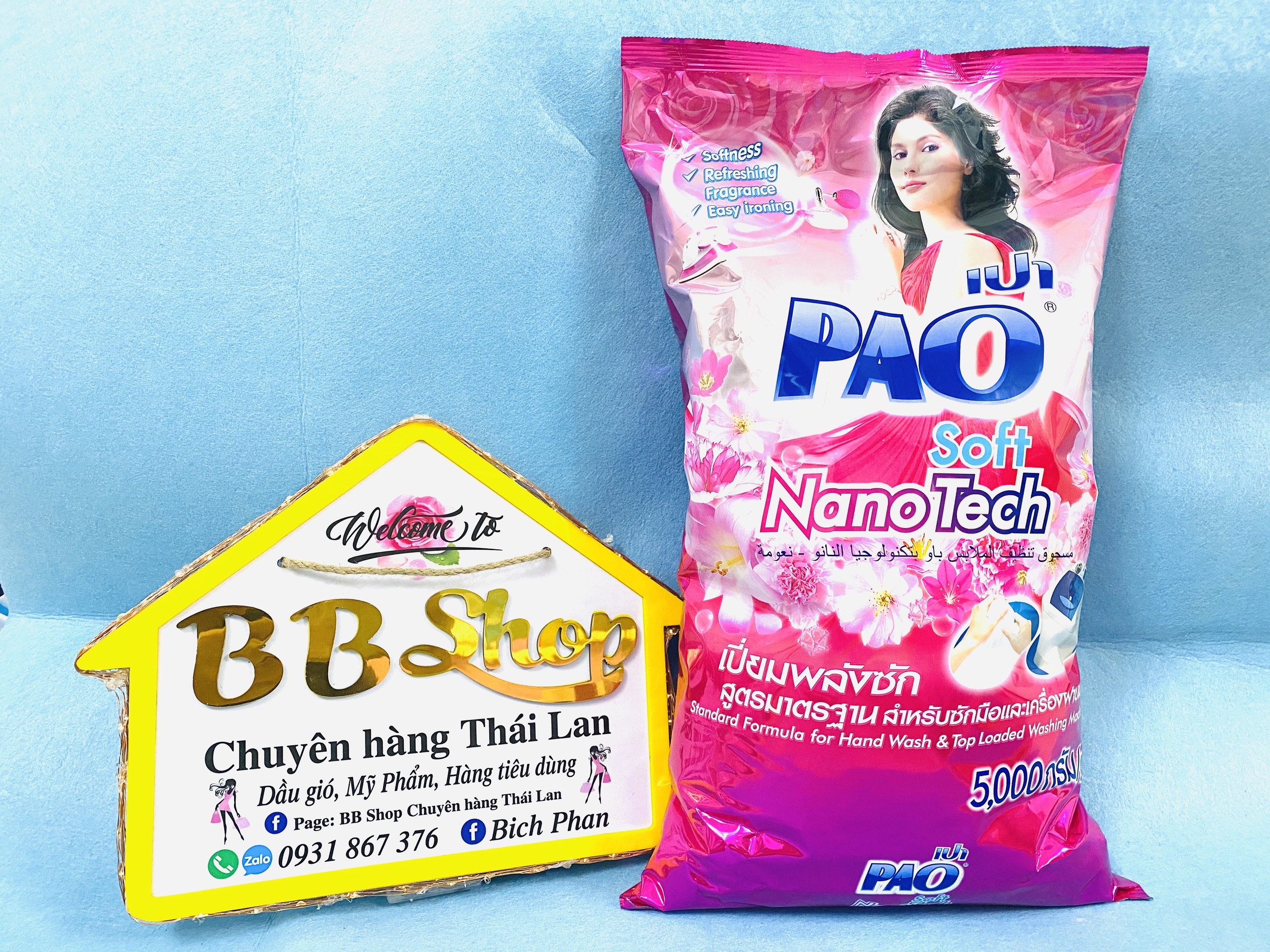 HCMBỘT GIẶT PAO 5KG