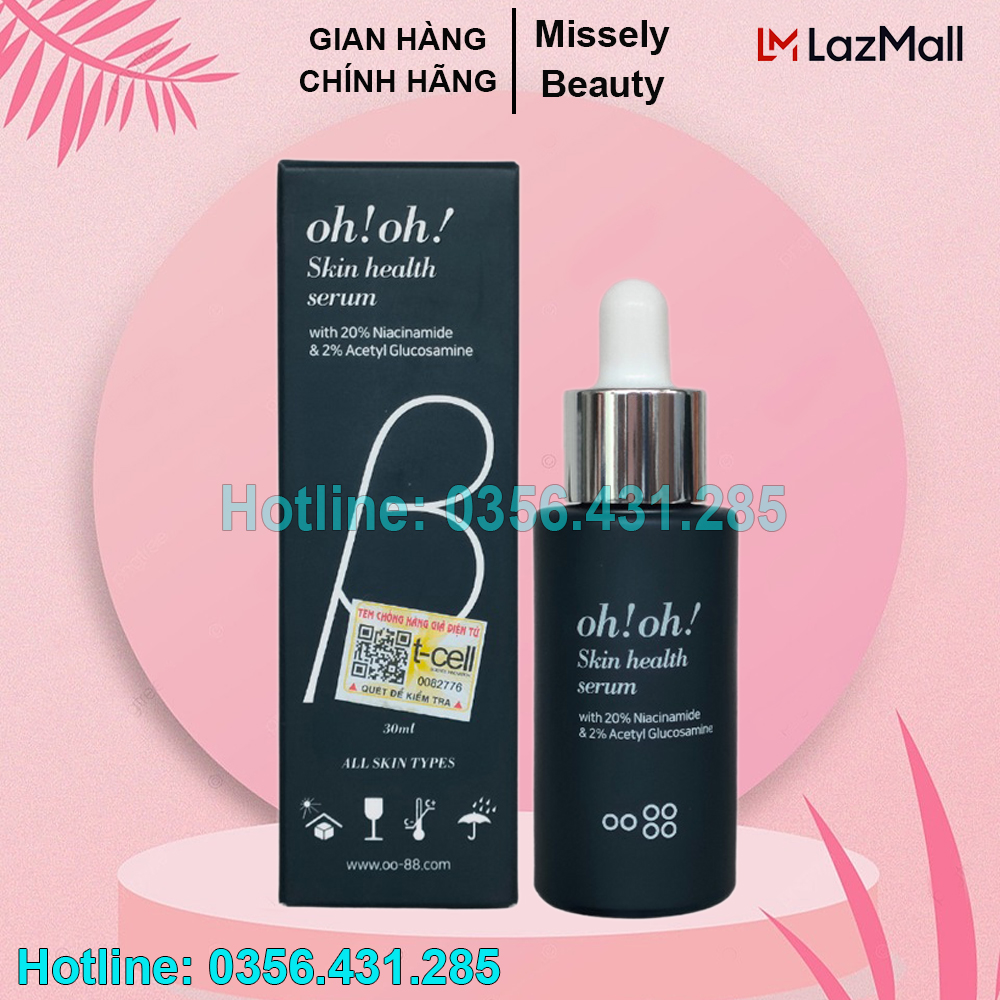 Serum oh!oh! dưỡng sáng da, giảm thâm nám 30ml skin health serum