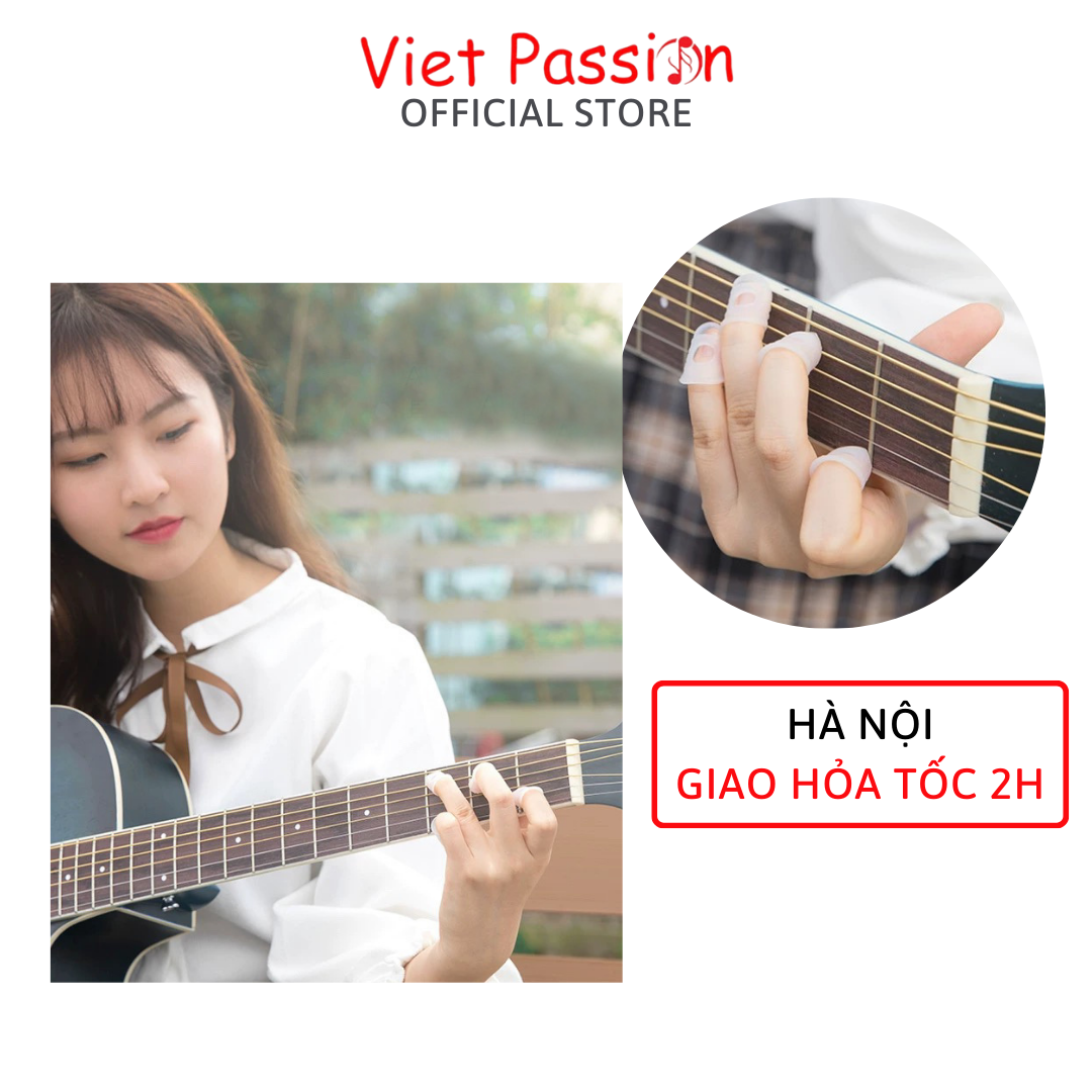 Bộ bọc ngón tay giảm đau tay khi tập đàn guitar Aucoutic classic ukulele dùng cho nam và nữ Vietpassion