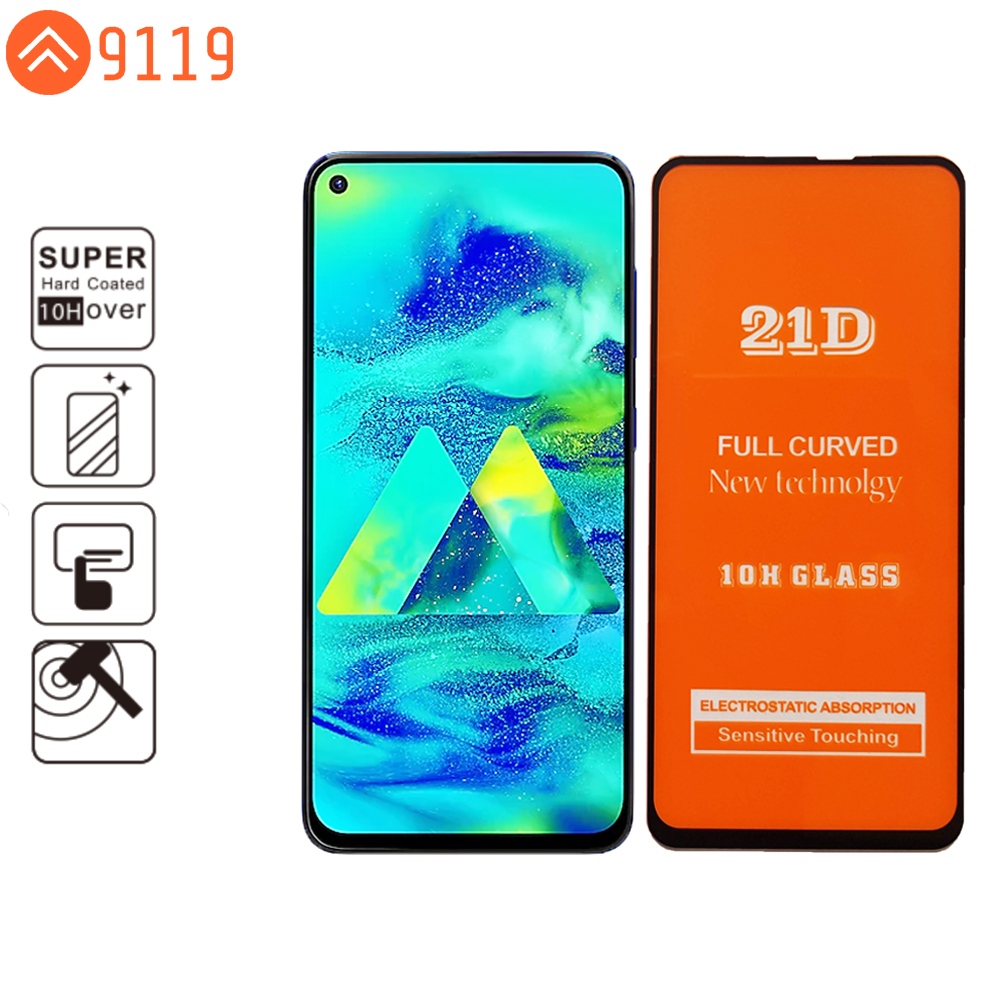 Kính cường lực 21d samsung a9 pro 2019 full keo full màn hình - 9119 store