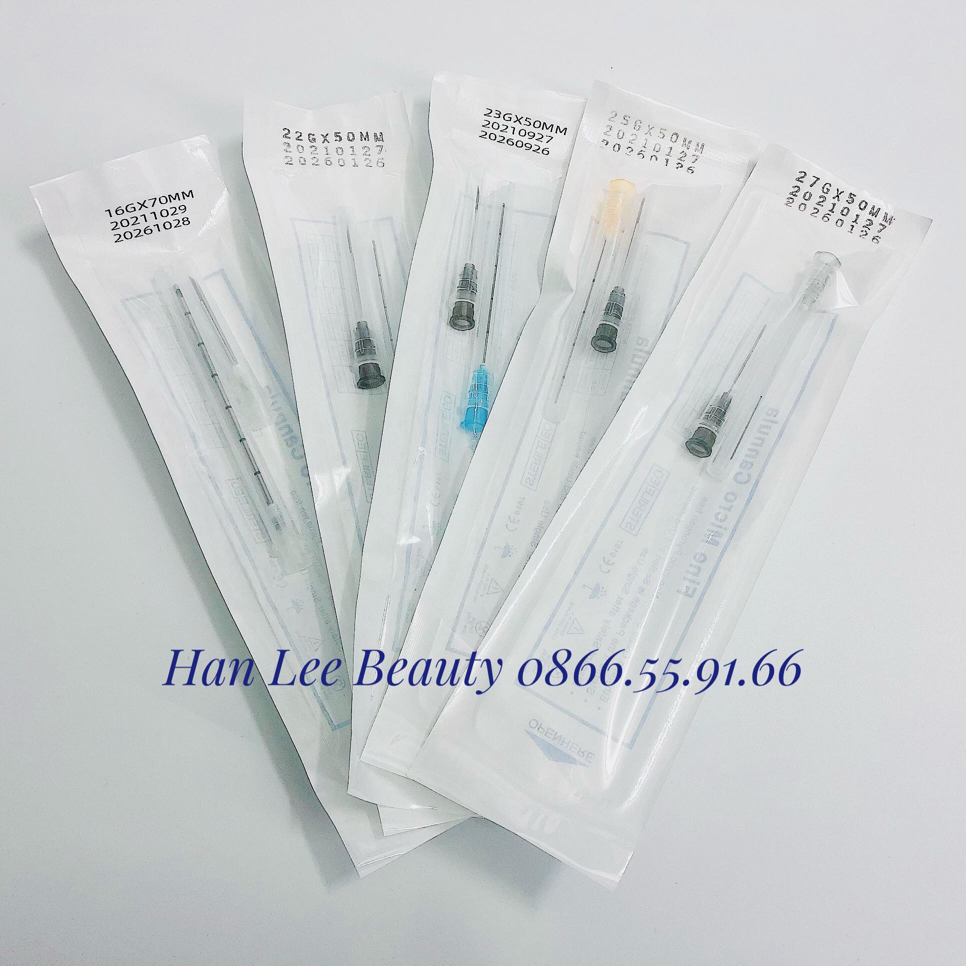 Kim Cannula Đầu Tù Các Size 16-22-23-25-27