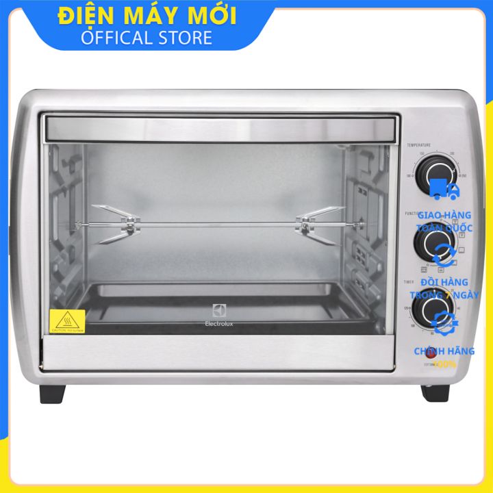 Lò nướng Electrolux EOT38MXC 38 lít nướng nguyên con có lồng chiên -Hàng chính hãng