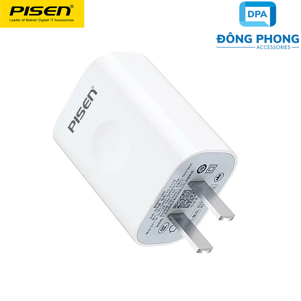 Cốc sạc pisen 1a ts-c133 chính hãng bản tiêu chuẩn hệ thống bảo vệ thông minh