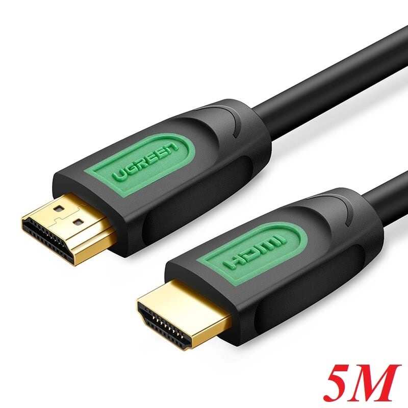 Ugreen 40464 5m màu đen cáp tín hiệu hdmi chuẩn 1.4 hỗ trợ phân giải 4k * 2k hd101