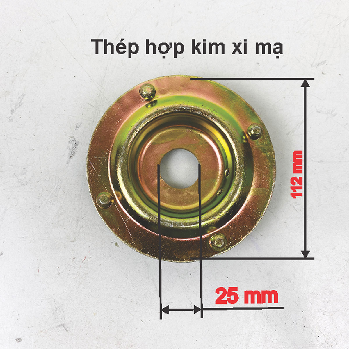 Bát cước cắt cỏ, mâm cước cắt cỏ, đĩa cước cắt cỏ bằng thép hợp kim xi mạ