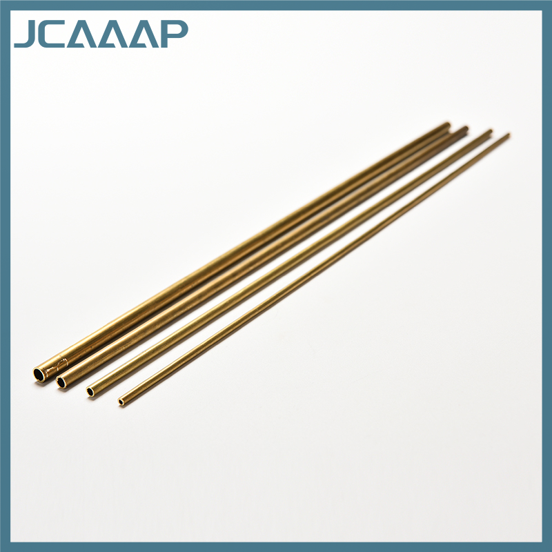 JCAAAP Ống đồng thau ống tròn bên trong 2mm 3mm 4mm dài 5mm tường 300mm 0.5mm