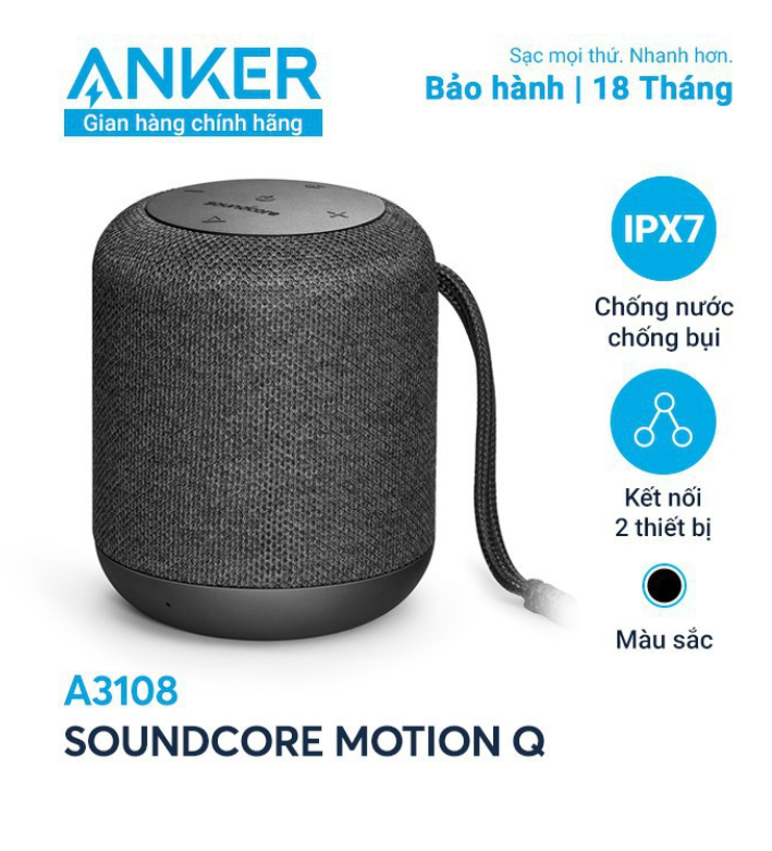 Loa bluetooth soundcore motion q 16w by anker hàng chính hãng- a3108