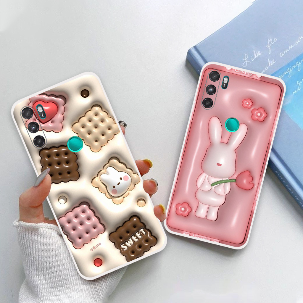 Ốp lưng Vsmart Active 3, ốp điện thoại vsmart, vinsmart hình kẹo ngọt, gấu in 3D