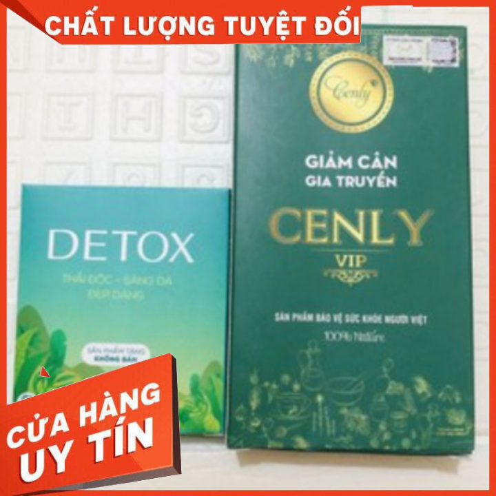 Giảm cân thảo mộc VIP giảm mạnh 30 ngày tặng kèm detox 15 viên