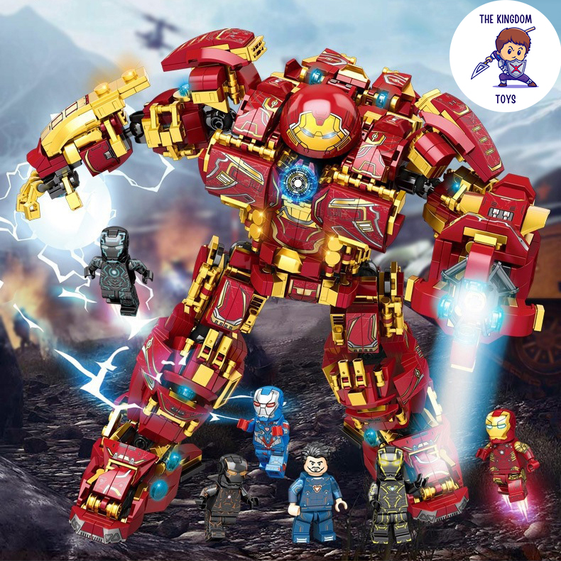 Đồ chơi lắp ráp hulkbuster iron man mô hình robot người sắt ly76026