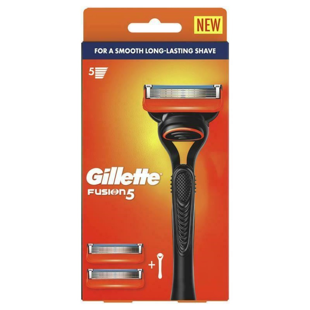 Dao cạo râu 5 lưỡi Gillette Fusion 5 Nhật Bản, 2 đầu 1 cán