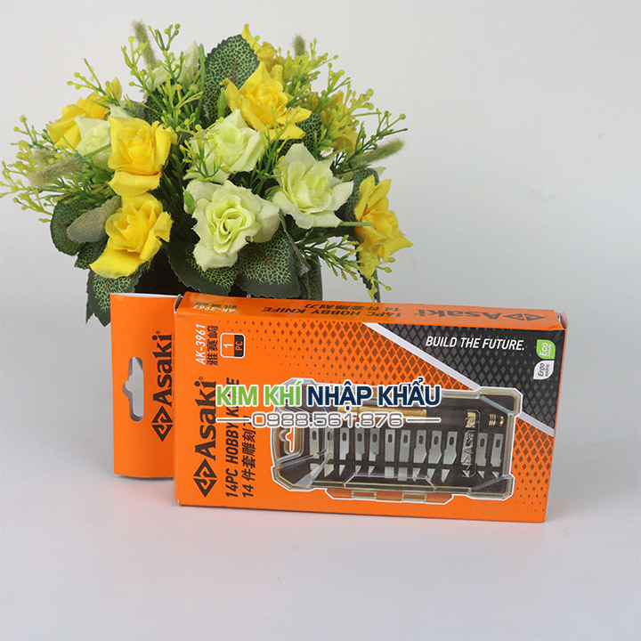Bộ dao tỉa hoa quả đa năng 13 lưỡi ASAKI