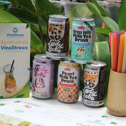 Trà sữa trân châu Đài Loan lốc 5 lon 5 hương vị siêu hot 2020