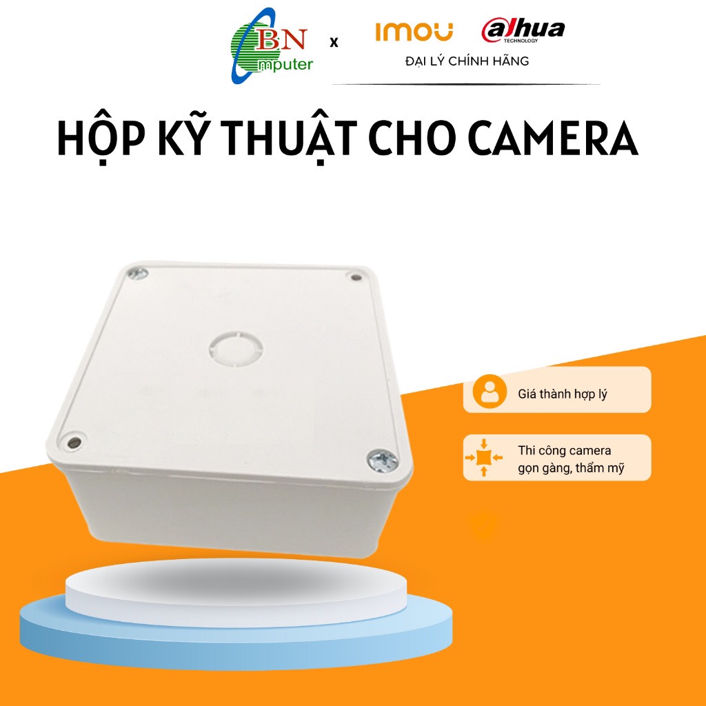 Hộp kỹ thuật trắng thi công camera - 1 chiếc