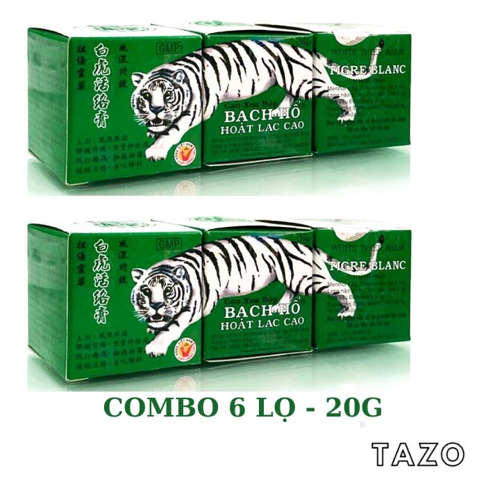 COMBO 6 LỌ - Cao Bạch Hổ Hoạt Lạc Cao 20g