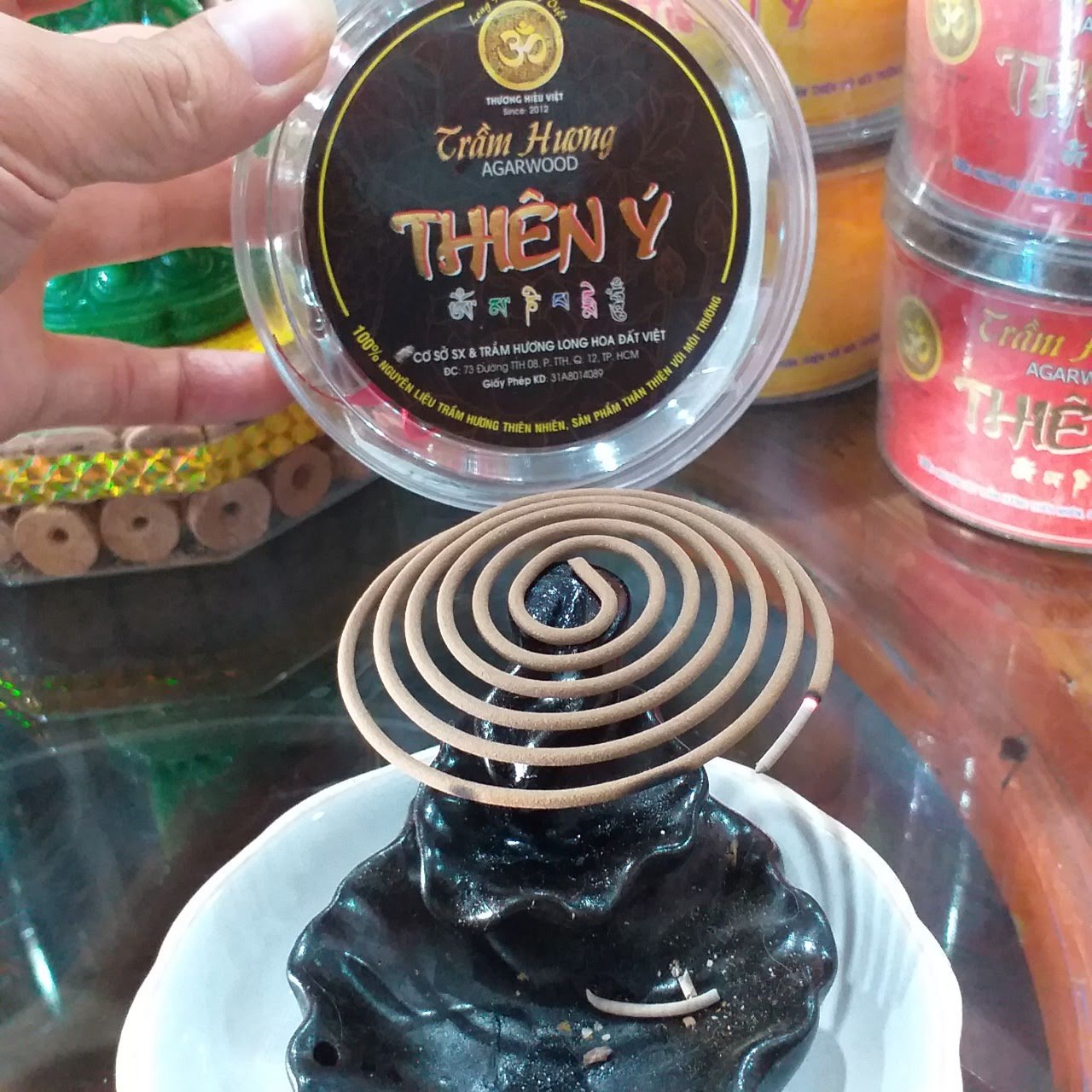 NHANG KHOANH VÒNG Thiên Ý 4h cao cấp (hộp tem đen 40 khoanh)