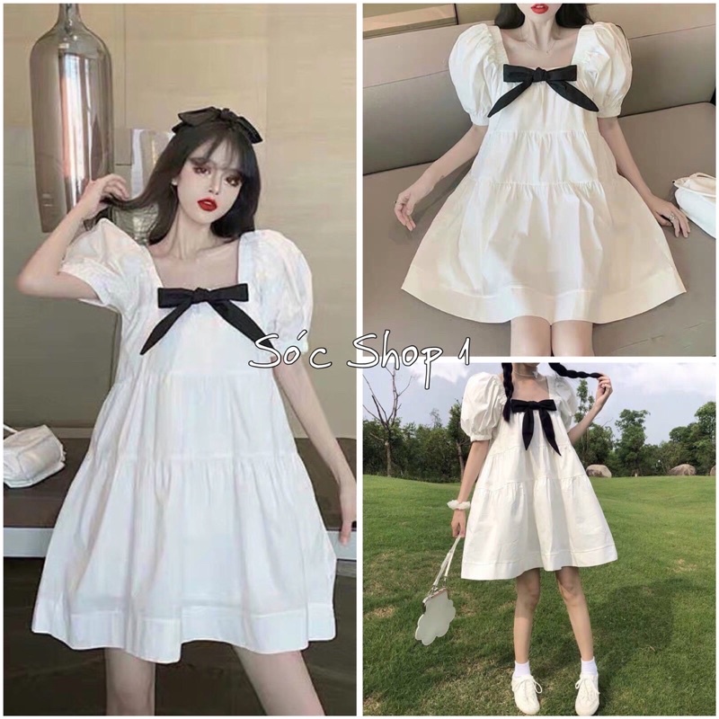 váy babydoll trắng giá tốt Tháng 4 2023  Mua ngay  Shopee Việt Nam