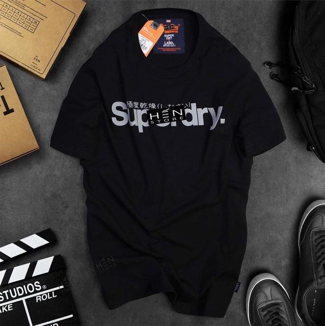 【nóng】 Áo thun ngắn tay cổ tròn áo thun Superdry cotton 100 zing store