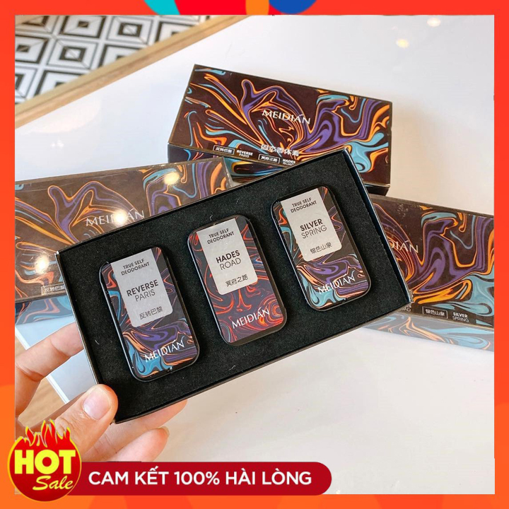 Nước Hoa Khô Meidian Chính Hãng, Dạng Sáp Thơm Lâu Sang Trọng