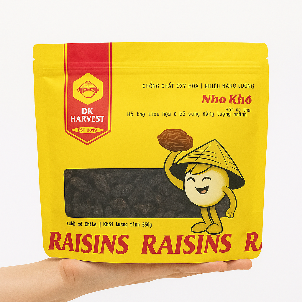 Nho Sấy Khô DK Harvest Túi 350g Nhập Khẩu Chile - Hạn Sử Dụng 12 Tháng