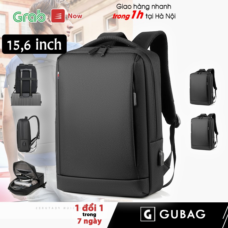 Balo Laptop Công Sở Nam Nữ Cao Cấp Gubag, Đựng Laptop 14 Inch, 15,6 Inch, Chống Sốc, Chống Nước, Thời Trang, Nhỏ Gọn