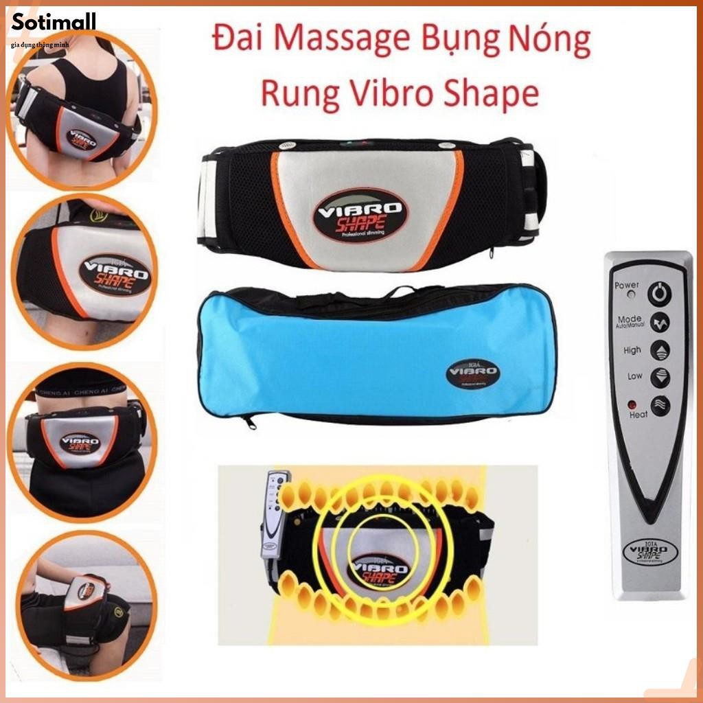 Đai Massage nóng và rung giảm mỡ bụng VIBRO SHAPE-Máy massage nóng và rung tan mỡ bụng Vibro Shape.BH 1 năm
