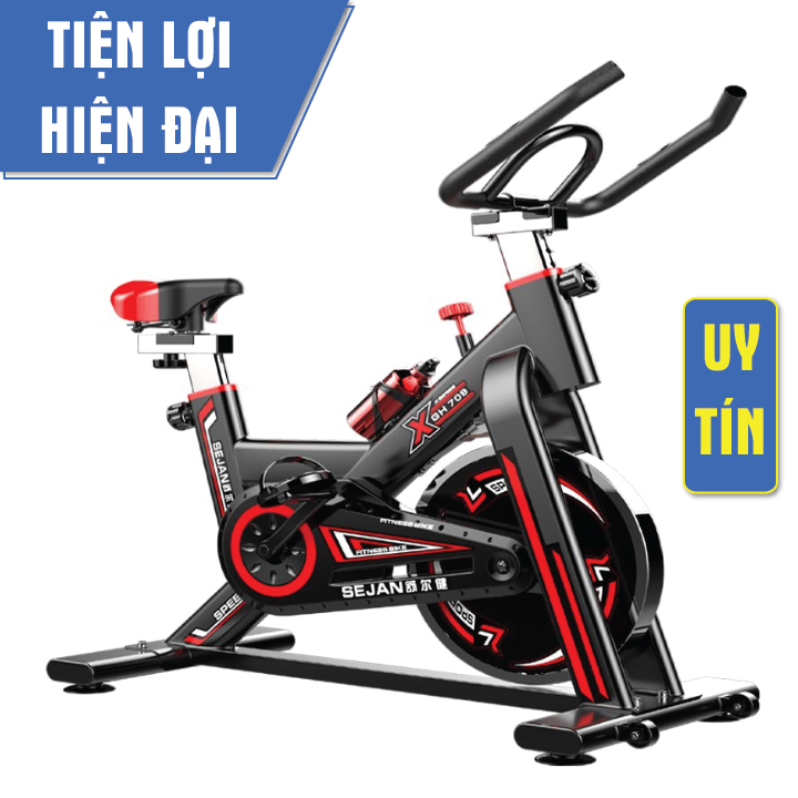 Xe đạp thể dục tại nhà, Máy đạp chạy bộ giá rẻ, Xe đạp tập gym chạy bộ tại chỗ một cách hiệu quả với tay vịn và bàn đạp chống trượt hệ thống đồng hồ hiển thị chính xác