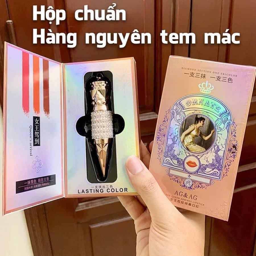 Son kim cương 3 màu