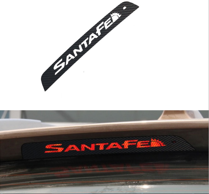 Decal dán đèn thắng kính sau xe ô tô Santafe