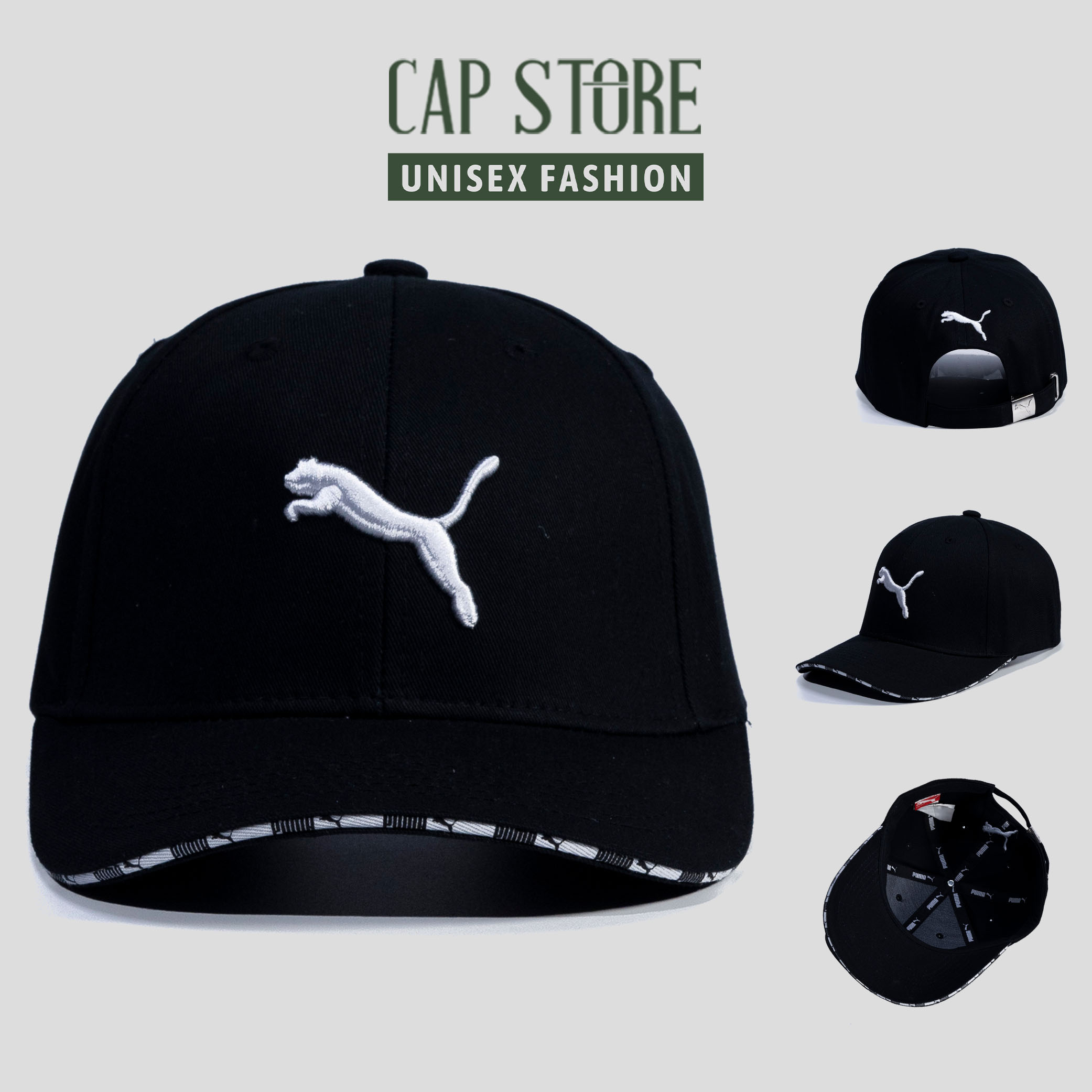 Mũ lưỡi trai Pu.ma chính hãng - Nón kết xuất khẩu form unisex phong cách thời trang Hàn Quốc nam nữ Capstore