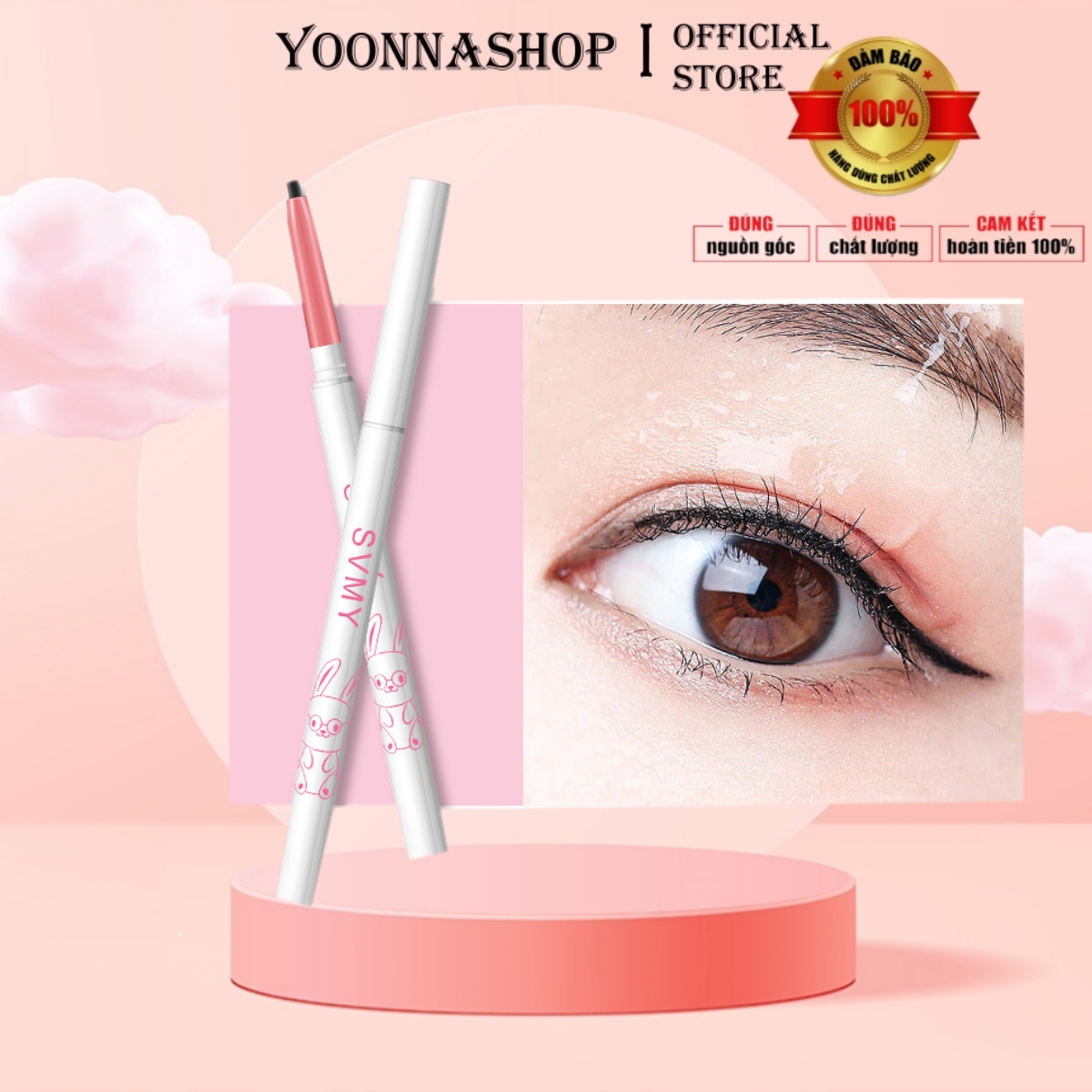 Bút chì kẻ Mắt SVMY đầu mảnh chống thấm nước lâu trôi A94