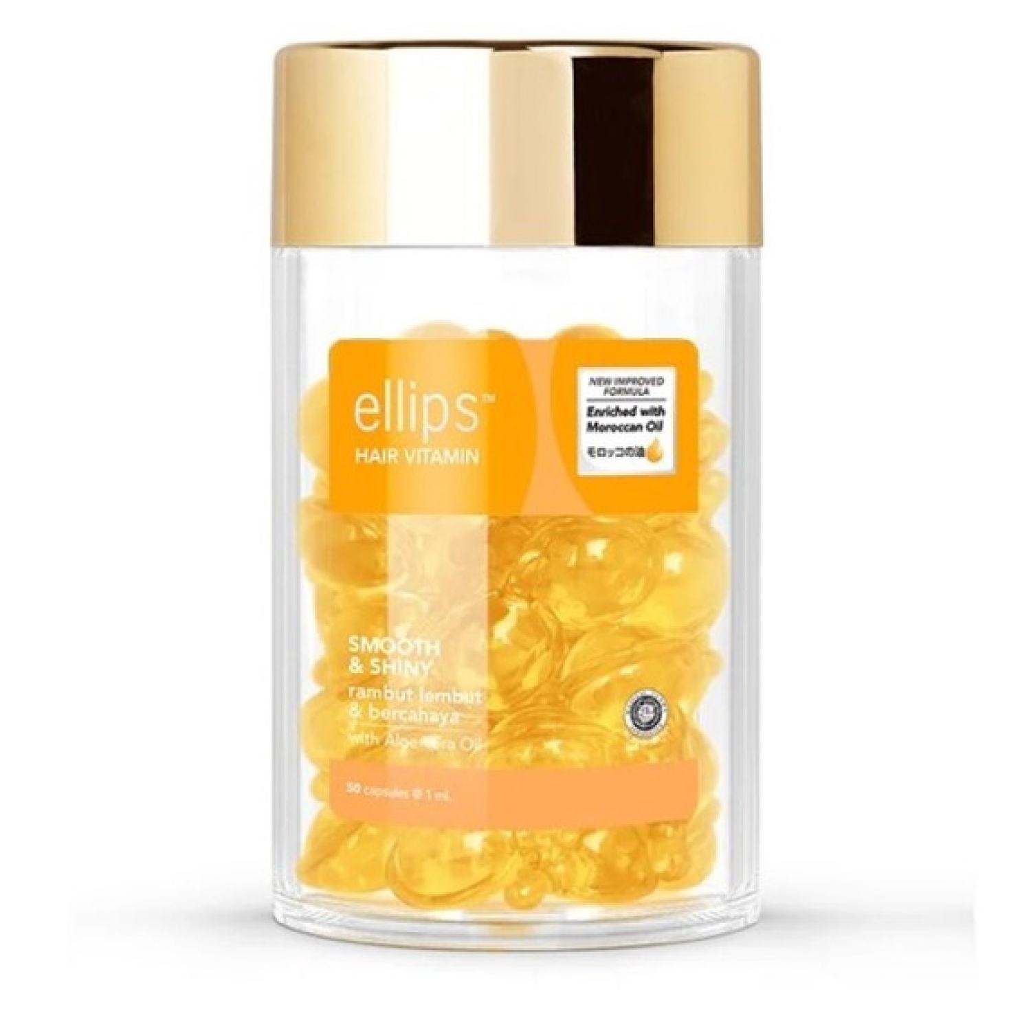 Ellips dưỡng tóc 50's óng mượt - lọ 50 viên