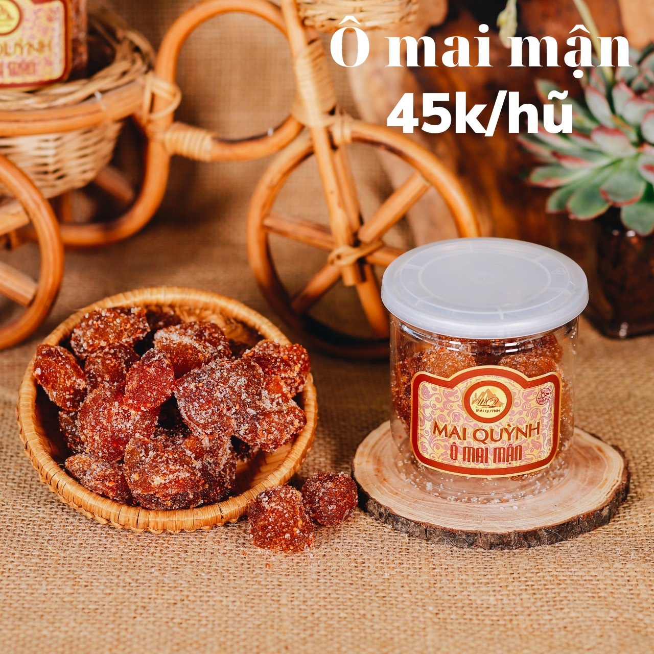 Ô mai mận mai quỳnh đà lạt