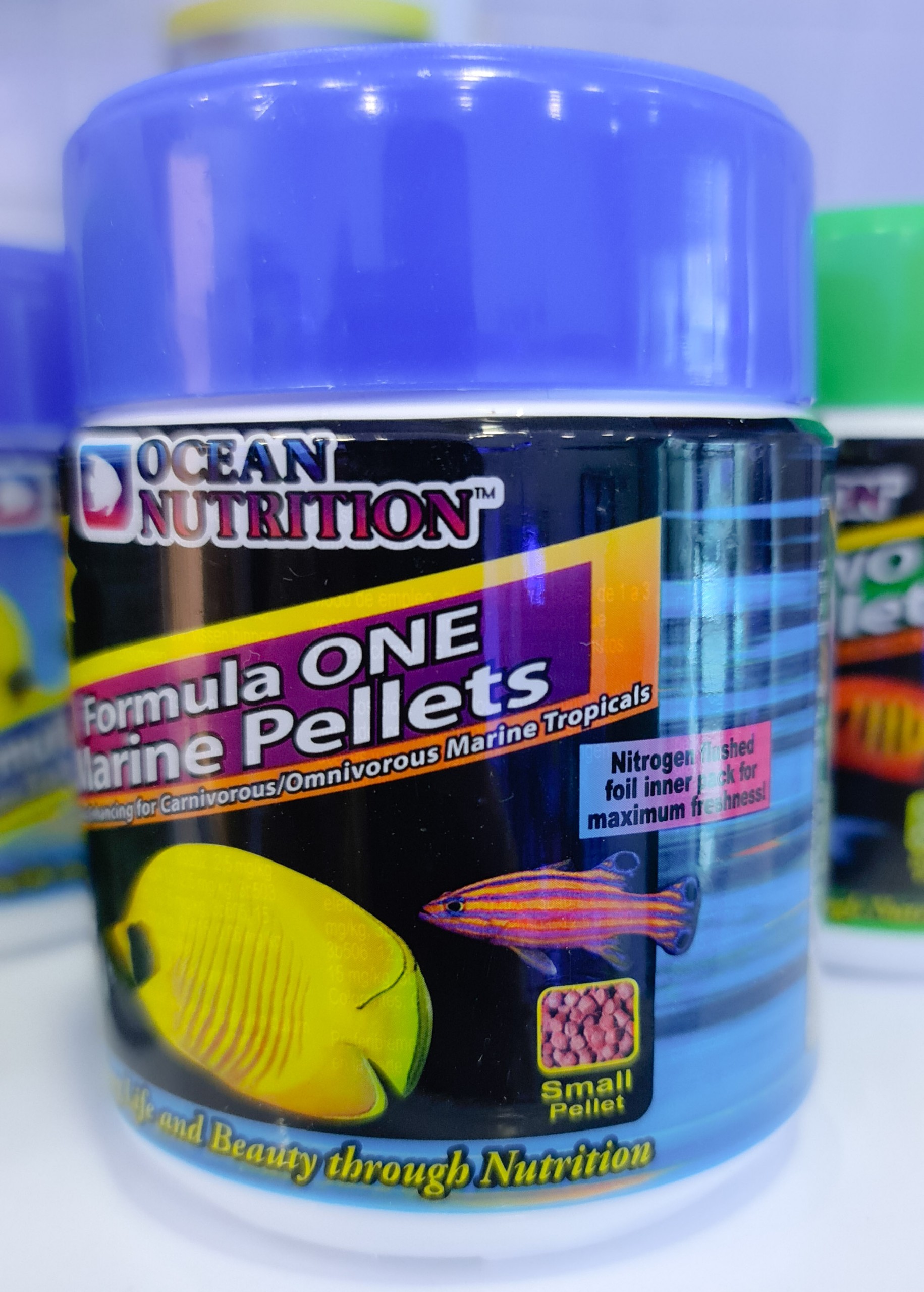 Thức ăn cho cá cảnh biển dạng hạt 100g- ocean nutrition