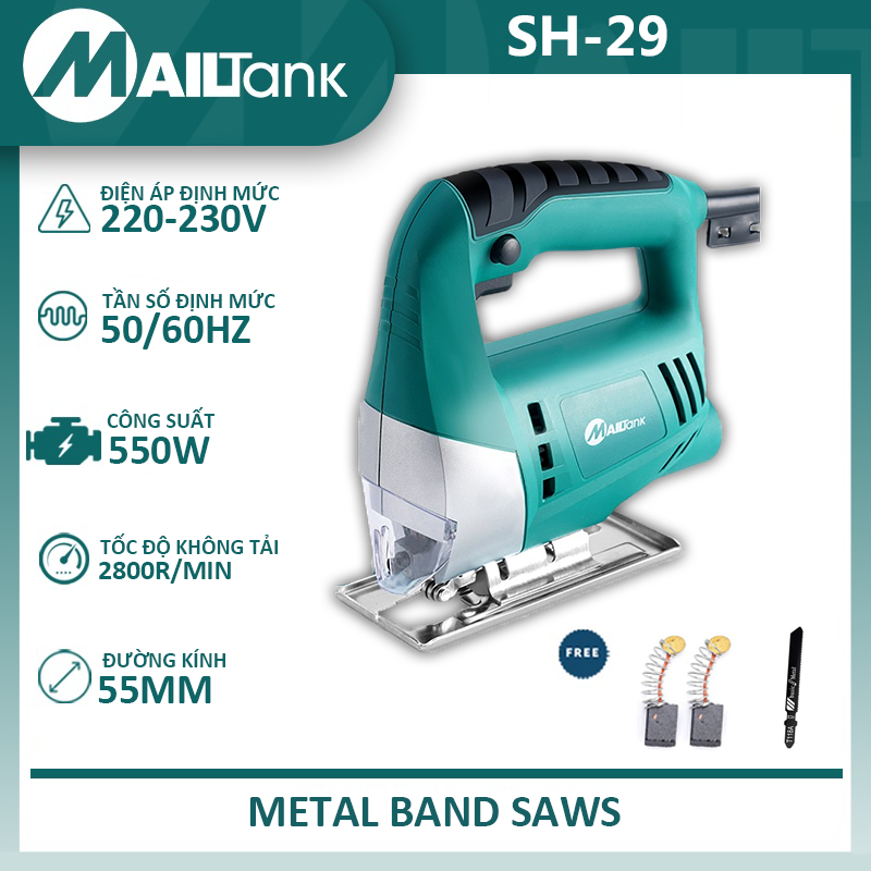 Máy cưa lọng Mailtank Sh29 máy cưa cầm tay 550w cưa mọi loại gỗ Máy ổn định Dễ dàng cắt máy cưa điện cầm tay máy cắt gỗ