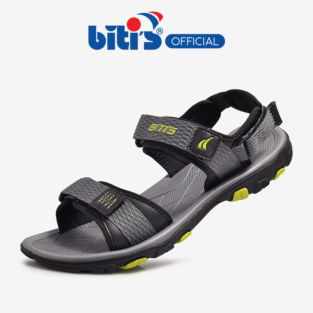 [Hoàn Xu] GIÀY SANDAL QUAI HẬU HỌC SINH NAM BITI'S DRM042900 (ĐEN + XÁM) - BITIS