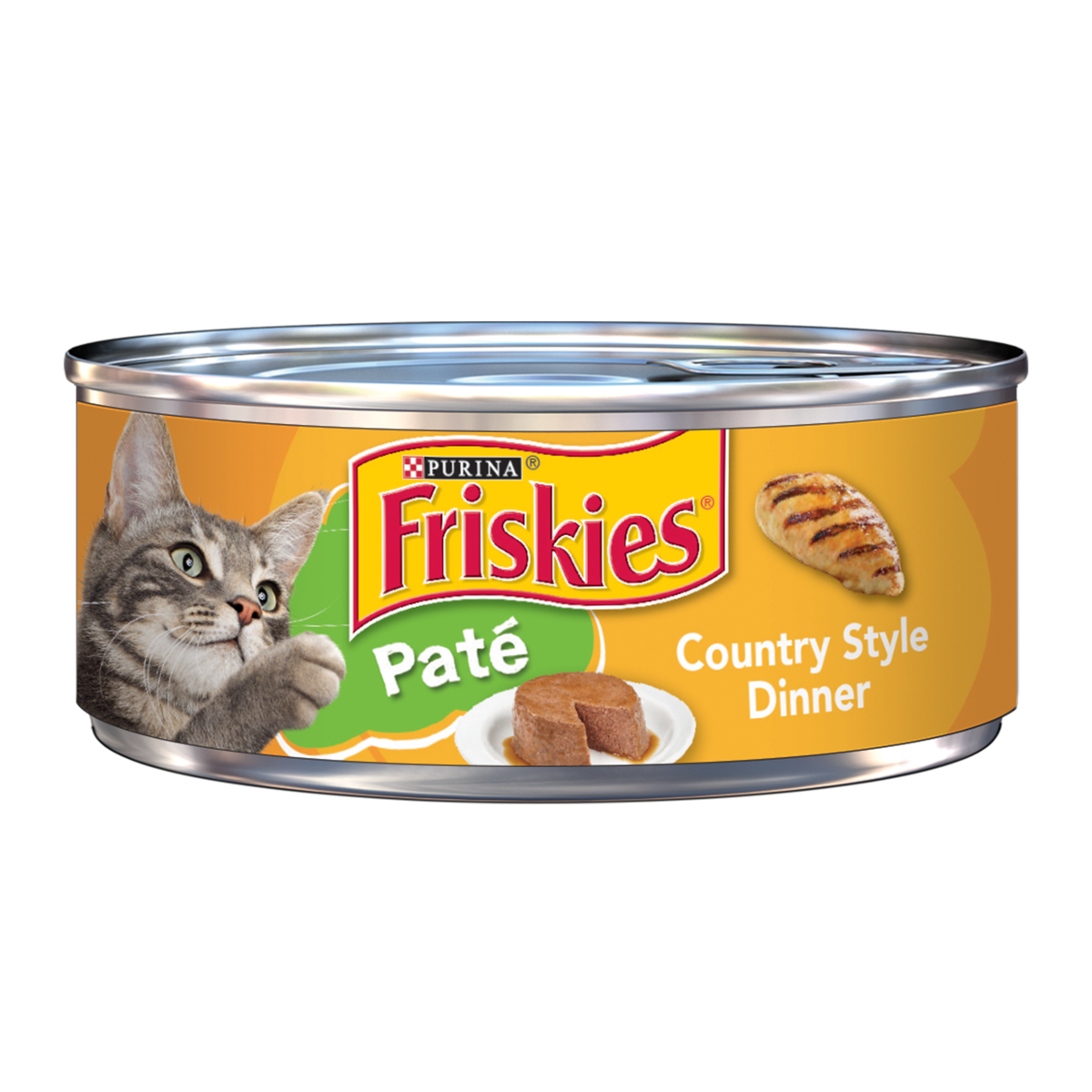 [USA] Friskies Pate Country Style Dinner Wet Cat Food 156gr