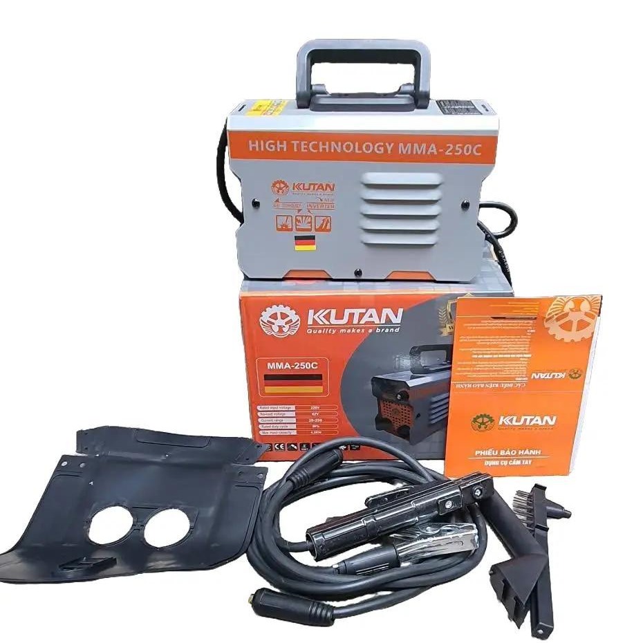 Máy Hàn KUTAN MMA-250C, Máy Hàn Que Nhật Bản Dùng Cho Gia Đình, Tặng Đầy Đủ Phụ Kiện