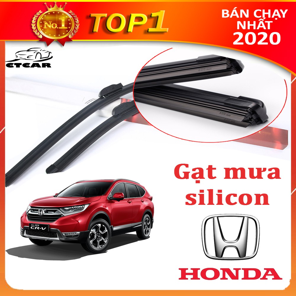 Gạt mưa silicon cho xe Honda loại gạt mưa cao cấp siêu bền,gạt mưa ô tô siêu sạch bảo hành 12 tháng Việt Car - City