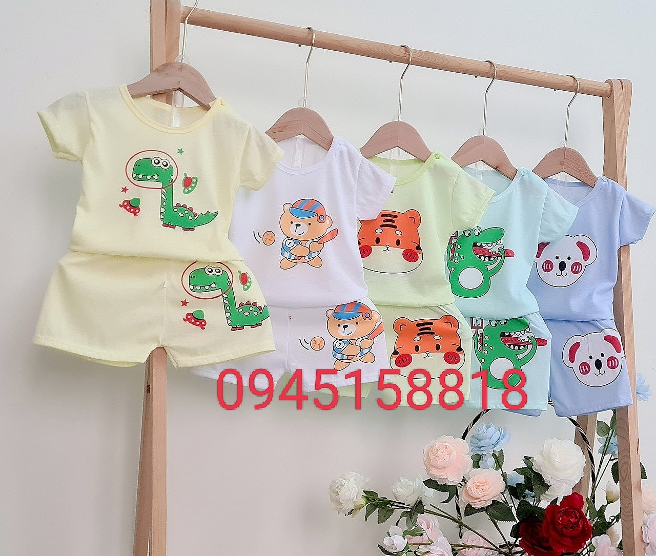 Rẻ vô địch - Set 5 bộ cho bé từ 3-14kg (HỖ TRỢ PHÍ SHIP)